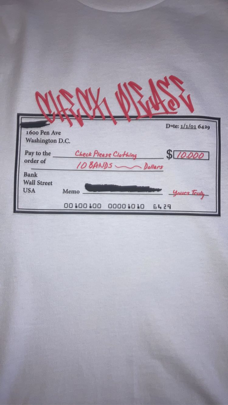 Check Please “Check” Tee